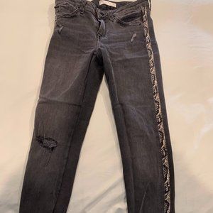Zara Grey Snake Jeans
